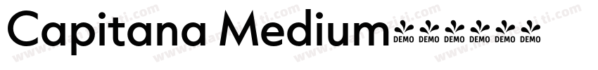 Capitana Medium字体转换